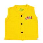Muslin Jhabla (0-3m)-A Yellow Love - Image 2