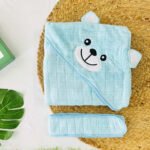 Sky Blue - Terry Hooded Towel