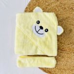 Yellow - Terry hooded Towel