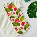 A Ethnic Shirt - white Floral - Image 2