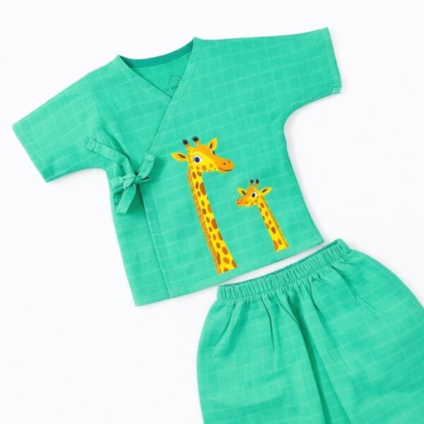 Mom & Baby Giraffe-Kimonos set