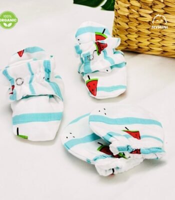 Booties and mittens set