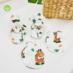 Muslin Booties ad mitten set