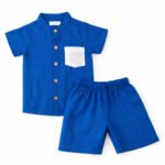 Blue - Kids Shirt & Trouser