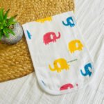 Muslin Burp Cloth - Elephant