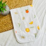Muslin Burp Cloth - Orange Fruit