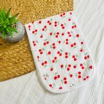 Muslin Burp Cloth - Cherry Fruit