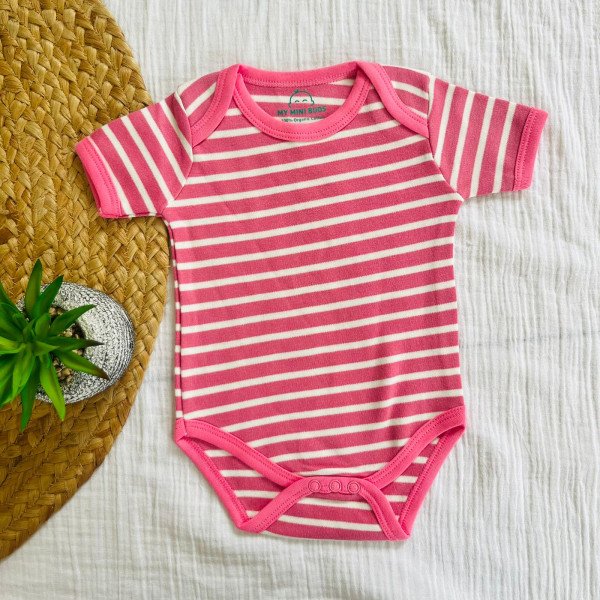 WhatsApp Image 2026-02-27 at 12.16.52 PM(2) Dark Pink Stripe - Rompers - Image 1