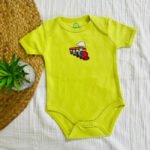 Green Chest Print - Rompers